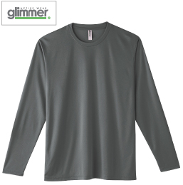 glimmer 00352-AIL 3.5オンス インターロック ドライ長袖Tシャツ