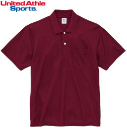 United Athle 2021 4.7オンス スペシャル ドライ カノコ ポロシャツ(ポケット付)(ローブリード)
