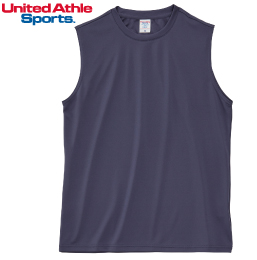 United Athle 5703-01 4.4オンス ドライスムース リサイクルポリエステル スリーブレスシャツ