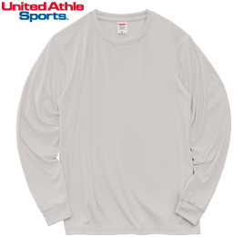 United Athle 5709-01 4.4オンス ドライスムース リサイクルポリエステル ロングスリーブ Tシャツ