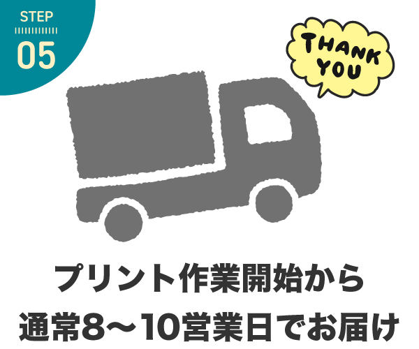6~10営業日で商品をお届け!特急便なら3~4営業日発送