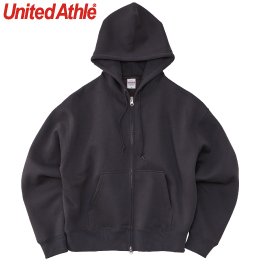 United Athle 5621-01 10.0オンス T/C ボックスシルエット スウェット フルジップ パーカ(裏起毛)